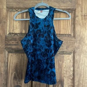 NWT Pilcro by Anthropologie velveteen racer back tank.